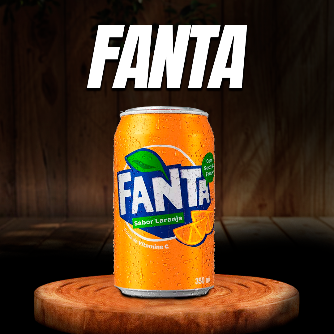 Fanta Laranja Lata 350ml
